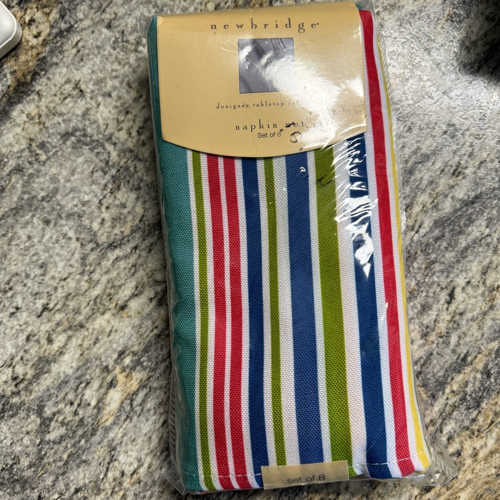 Newbridge Napkin Set Colorful Striped
